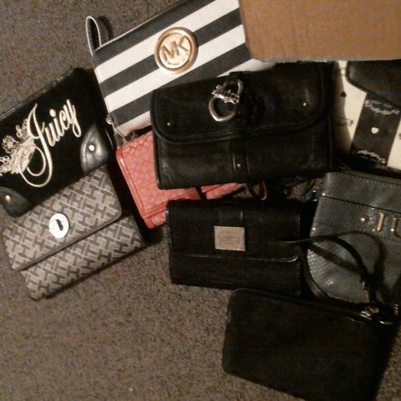 designer wallet lot michael kors, juicy couture, coach - Picture 1 of 3
